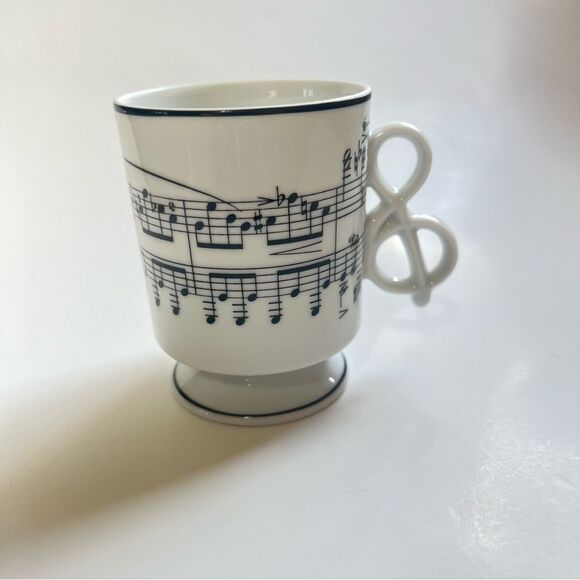 Marcatissimo Music Notes Treble Clef Handle Mug Colonial Candle Co Design - Picture 13 of 13